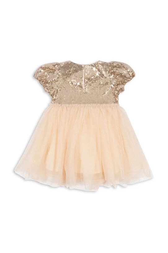 Κοριτσίστικα Φόρεμα Konges Sløjd STARLA PUFF SLEEVE DRESS KS103060 μπεζ