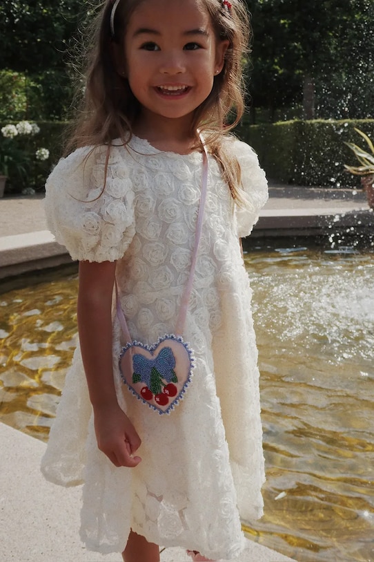 Детское платье Konges Sløjd ALLY DRESS mini бежевый KS103165