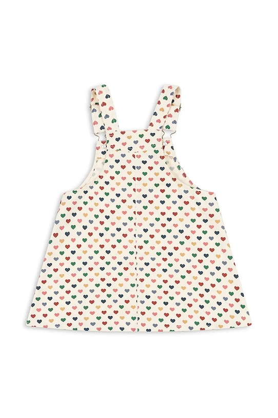 Šaty Konges Sløjd FRANKIE OVERALL DRESS GOTS KS103181 béžová SS25