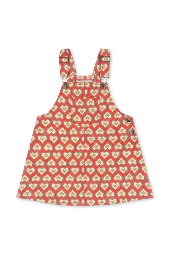 Φόρεμα Konges Sløjd FRANKIE OVERALL DRESS GOTS KS103181 κόκκινο SS25
