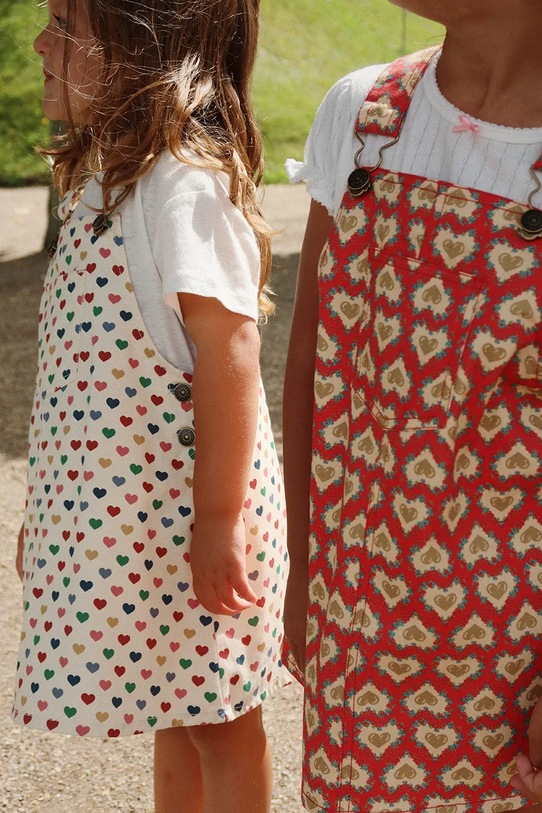 Konges Sløjd rochie FRANKIE OVERALL DRESS GOTS KS103181