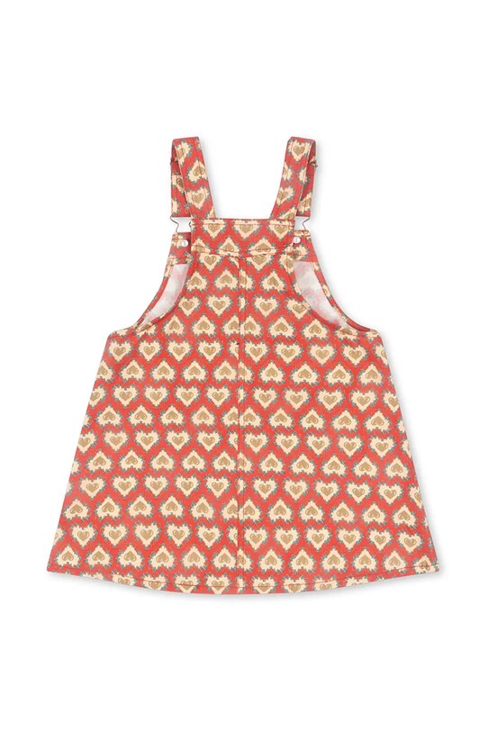 Κοριτσίστικα Φόρεμα Konges Sløjd FRANKIE OVERALL DRESS GOTS KS103181 κόκκινο