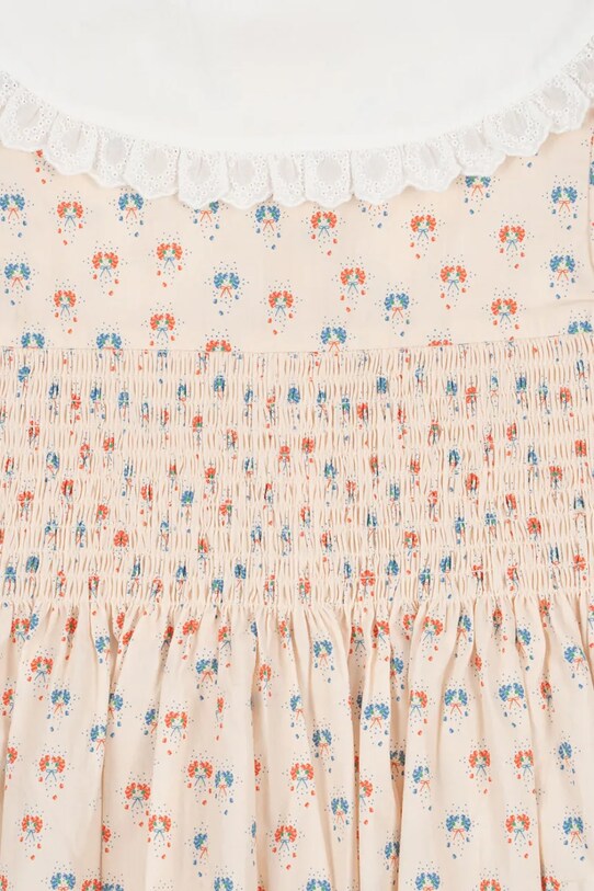 Φόρεμα Konges Sløjd MIDSUMMER DRESS GOTS μπεζ KS103184