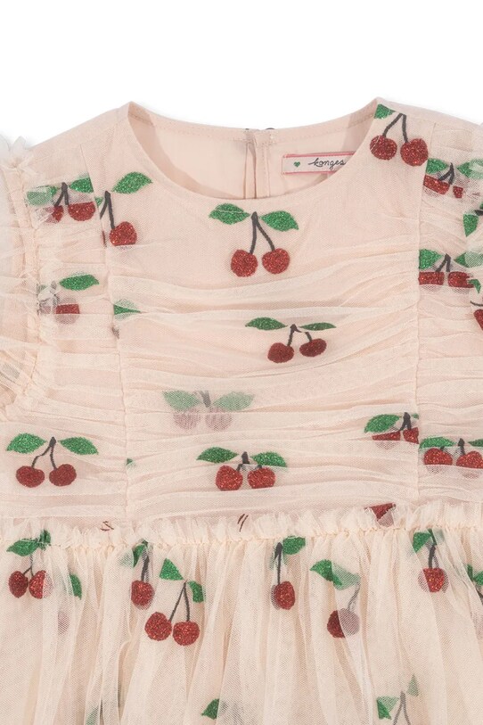 Φόρεμα Konges Sløjd TULLIE DRESS μπεζ KS103185