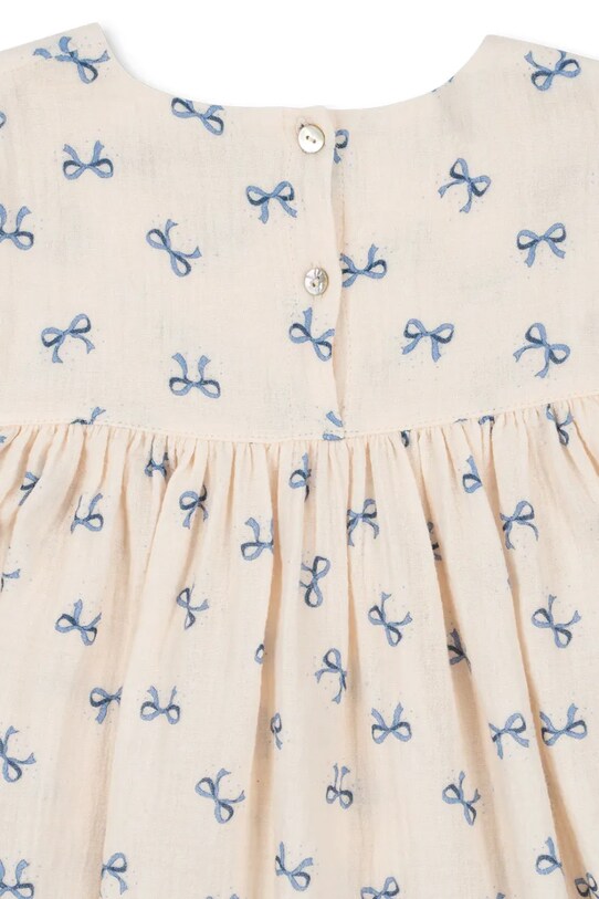 Dievča Šaty Konges Sløjd COCO DRESS GOTS KS103059 biela
