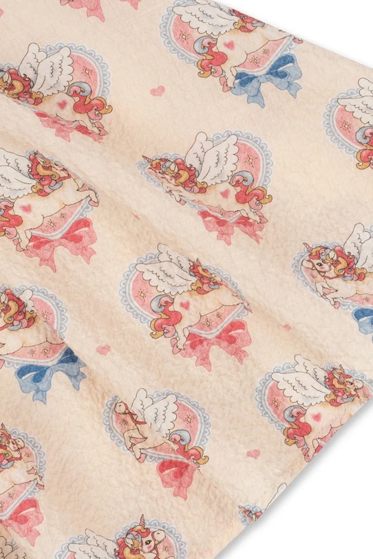 Konges Sløjd sukienka VIVIAN STRAP DRESS GOTS beżowy KS103061