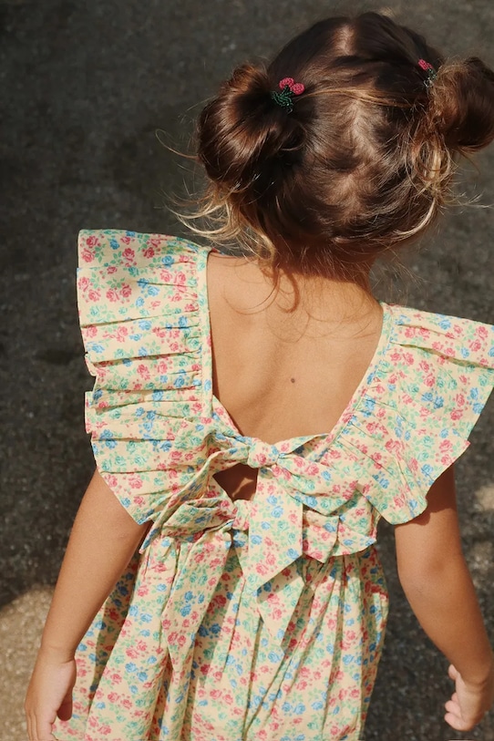 Konges Sløjd sukienka CIANNA DRESS GOTS wzorzyste multicolor KS103200