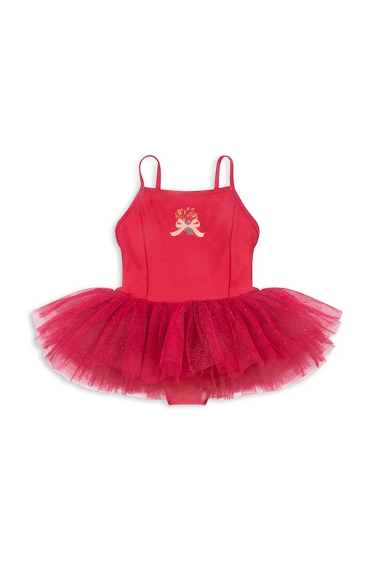 Konges Sløjd sukienka MARINA DRESS KS103214 czerwony SS25