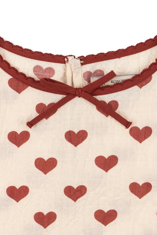 Konges Sløjd sukienka AVA SLIP DRESS GOTS beżowy KS103236