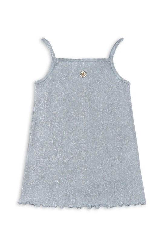Φόρεμα Konges Sløjd ROLI STRAP DRESS βαμβάκι μπλε KS103316