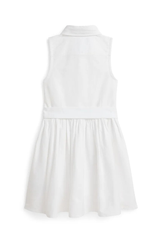 Dziewczynka Polo Ralph Lauren sukienka bawełniana dziecięca 312934188001 biały