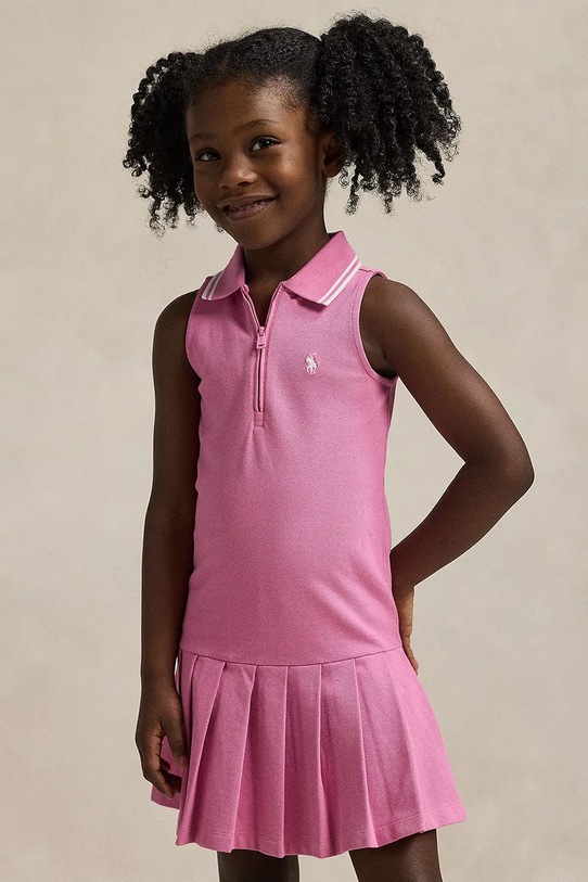 Polo Ralph Lauren sukienka dziecięca różowy 312965016001