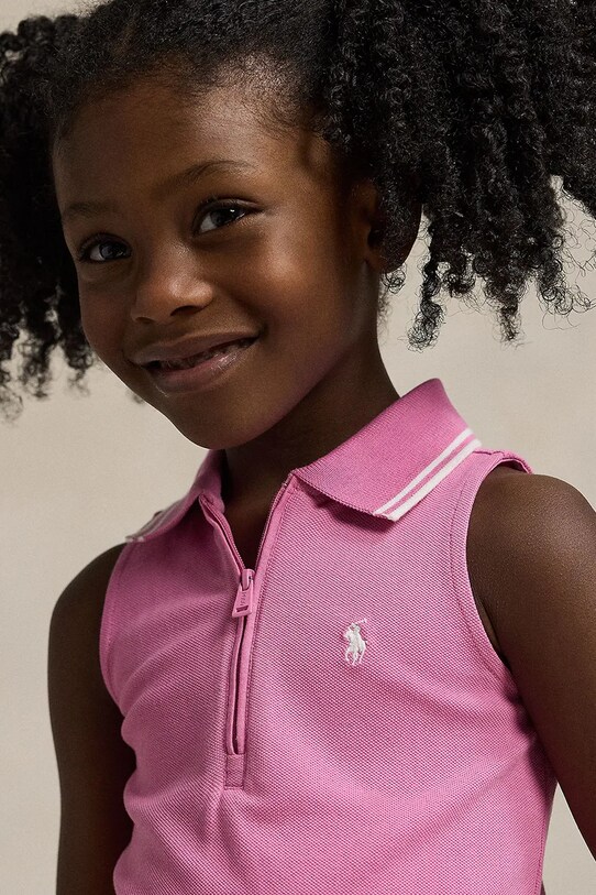 Polo Ralph Lauren sukienka dziecięca 312965016001 różowy