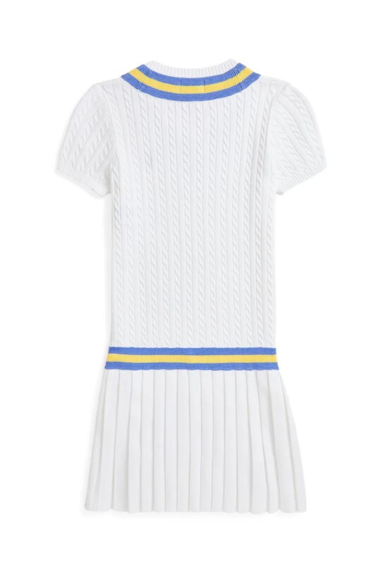 Κοριτσίστικα Παιδικό βαμβακερό φόρεμα Polo Ralph Lauren 313964760001 λευκό