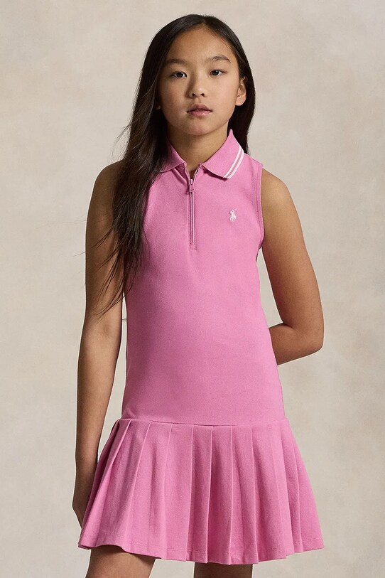 Polo Ralph Lauren sukienka dziecięca różowy 313965016001