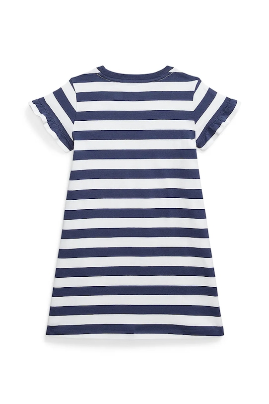 Dievčenské bavlnené šaty Polo Ralph Lauren 312965227001 tmavomodrá SS25