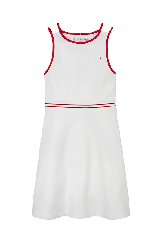 Tommy Hilfiger sukienka dziecięca KG0KG08483.PPYA biały SS25