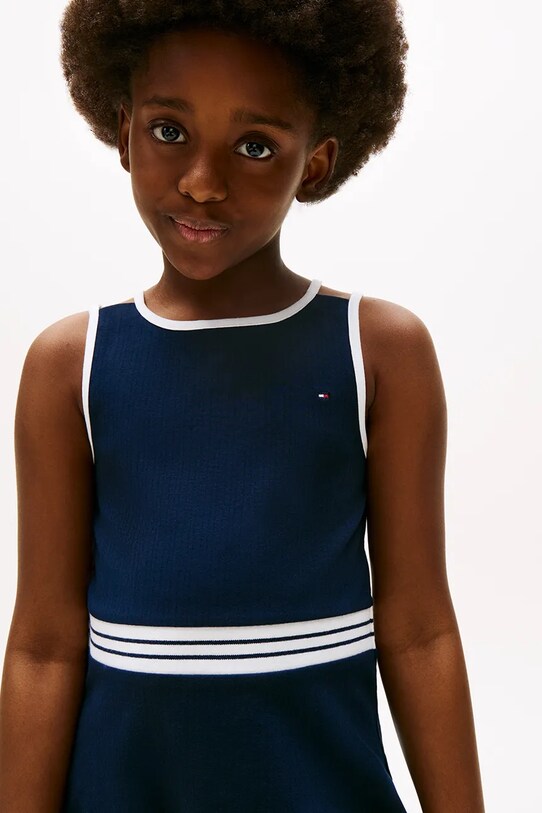 Дитяча сукня Tommy Hilfiger KG0KG08483.PPYA темно-синій