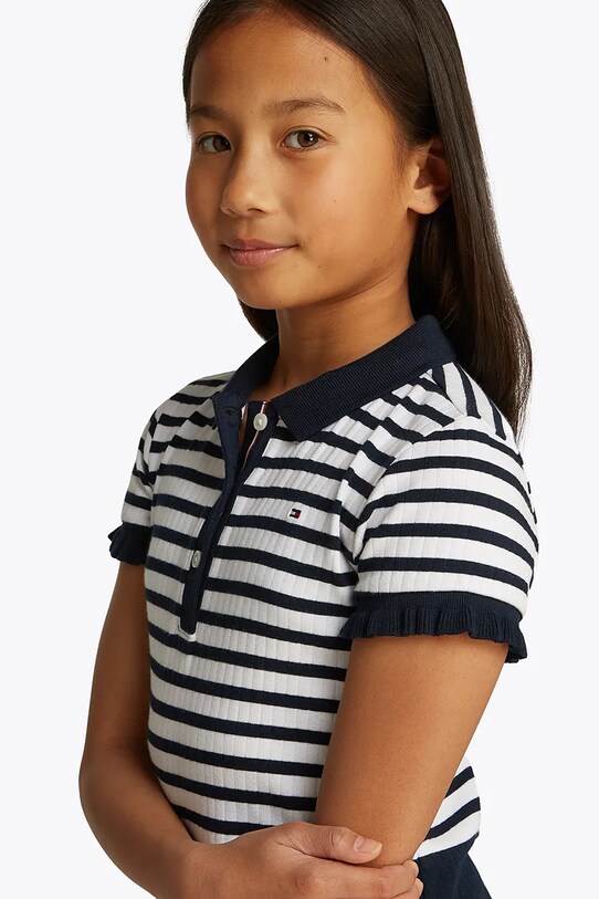 Tommy Hilfiger rochie fete KG0KG08484.128.176.PPYA bleumarin