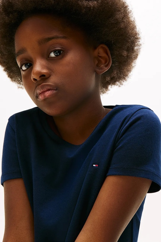 Tommy Hilfiger gyerek pamutruha sötétkék KG0KG08487.104.122.PPYA