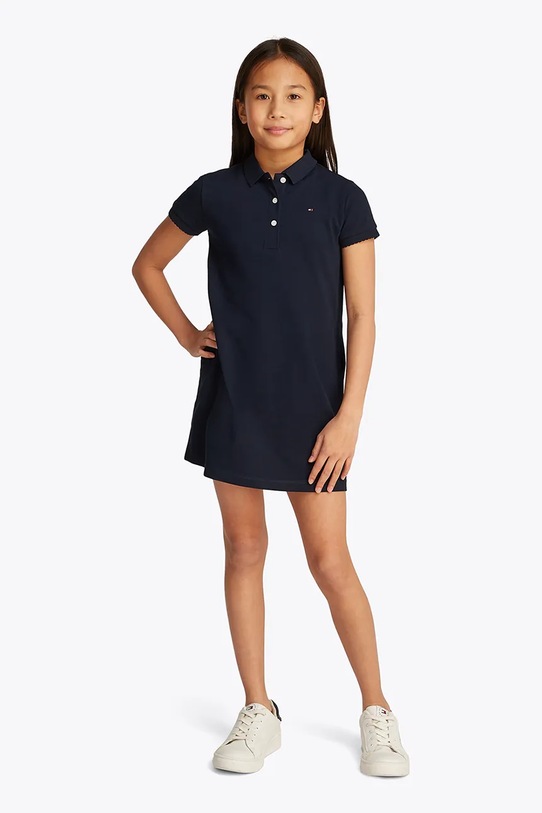 Детское платье Tommy Hilfiger короткий тёмно-синий KG0KG08564.104.122.PPYA