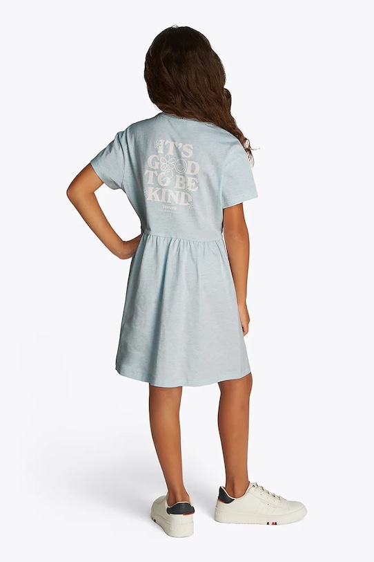 Tommy Hilfiger rochie fete KG0KG08591.128.176.PPYA albastru