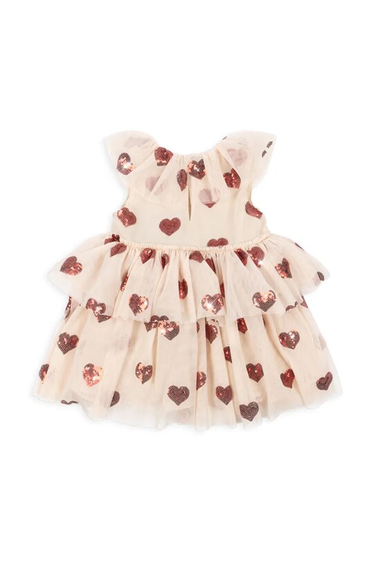 Dívčí šaty Konges Sløjd YVONNE FAIRY DRESS GRS KS103367 béžová SS25