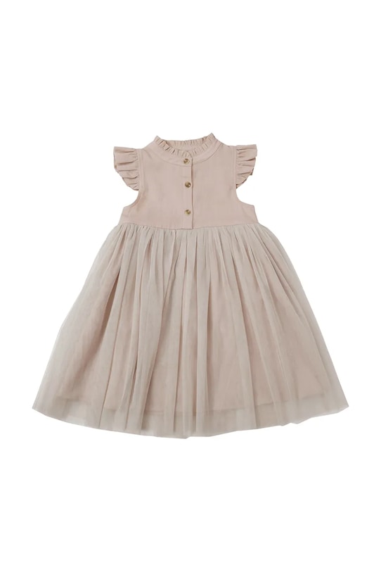 Donsje sukienka dziecięca Fleurance Dress 4062900 beżowy SS26