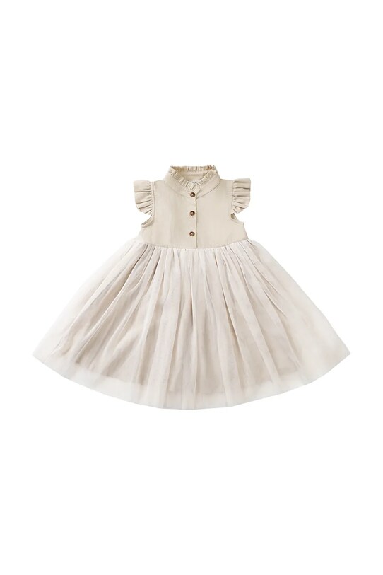 Dječja haljina Donsje Fleurance Dress 4062900 bež SS25