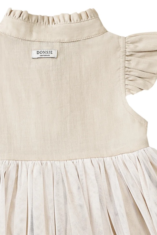 Dječja haljina Donsje Fleurance Dress bež 4062900