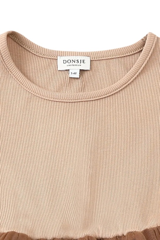 Dívčí šaty Donsje Timie Dress hnědá 4098200