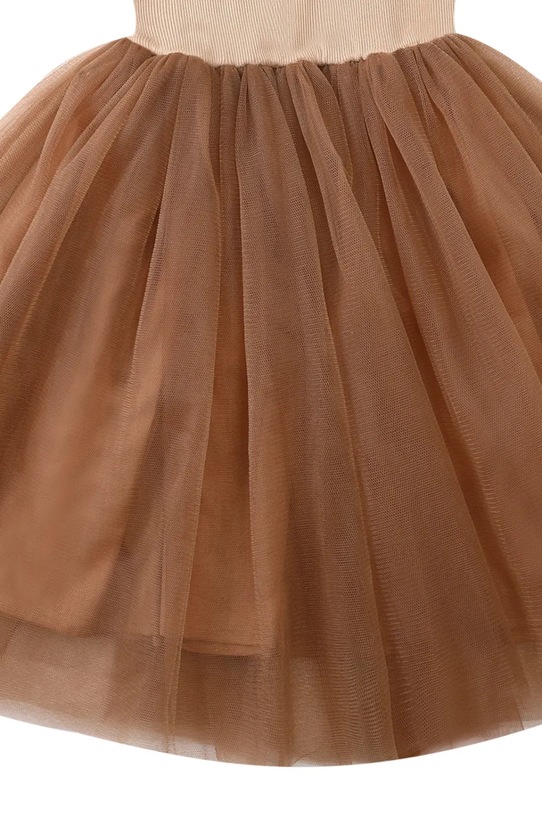 Dívčí šaty Donsje Timie Dress 4098200 hnědá