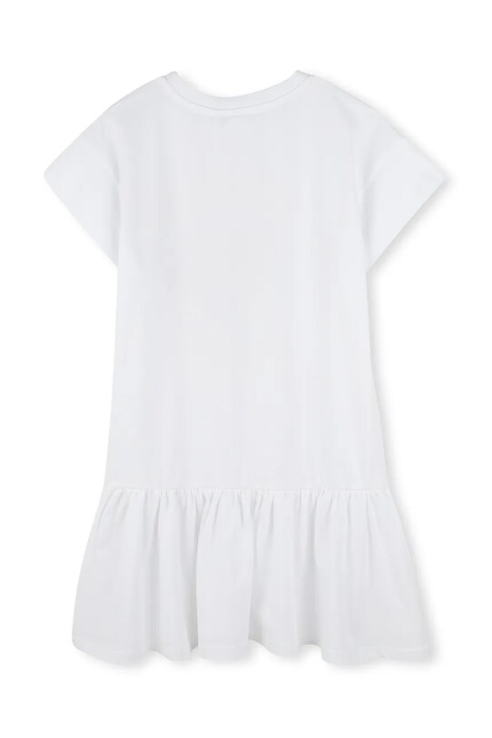 Дитяча бавовняна сукня Kenzo Kids K61025.114.150 білий SS25
