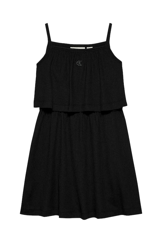 Dívčí šaty Calvin Klein Jeans IG0IG02903.PPYA černá SS25