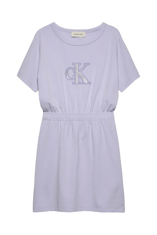 Дитяча сукня Calvin Klein Jeans короткий фіолетовий IG0IG02905.104.116.PPYA
