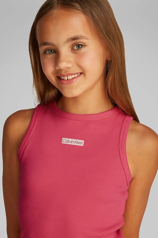 Дитяча сукня Calvin Klein Jeans IG0IG02906.PPYA рожевий