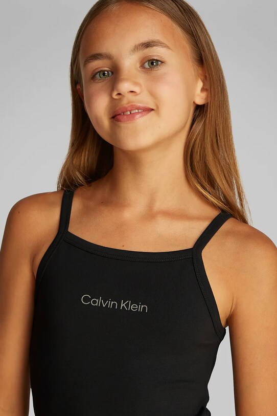 Παιδικό φόρεμα Calvin Klein Jeans IG0IG02909.104.116.PPYA μαύρο