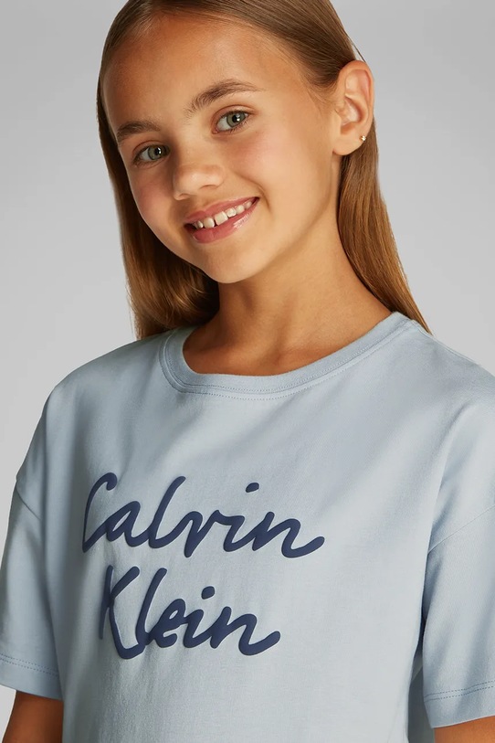 Дитяча сукня Calvin Klein Jeans IG0IG02912.128.176.PPYA блакитний