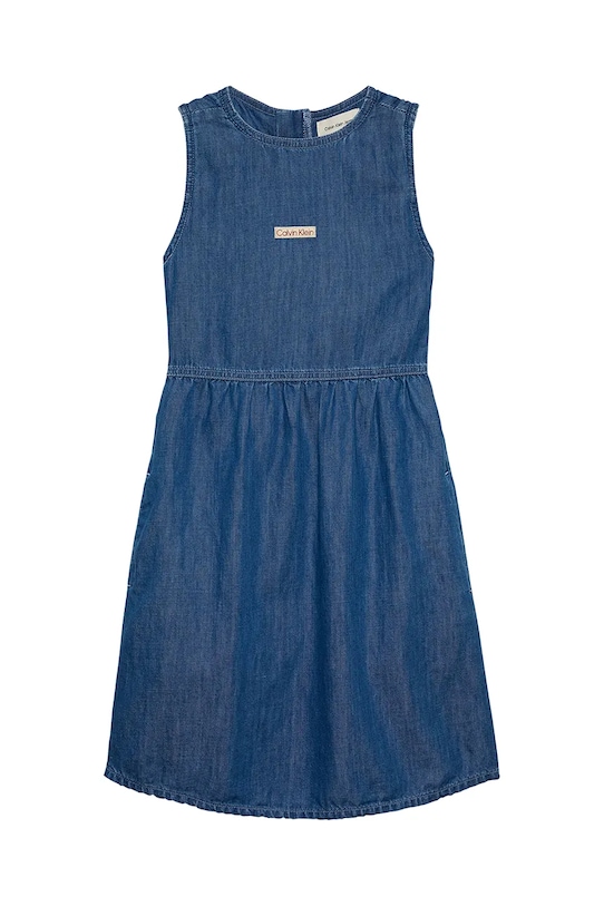 Calvin Klein Jeans sukienka IG0IG02913.128.176.PPYA granatowy SS25