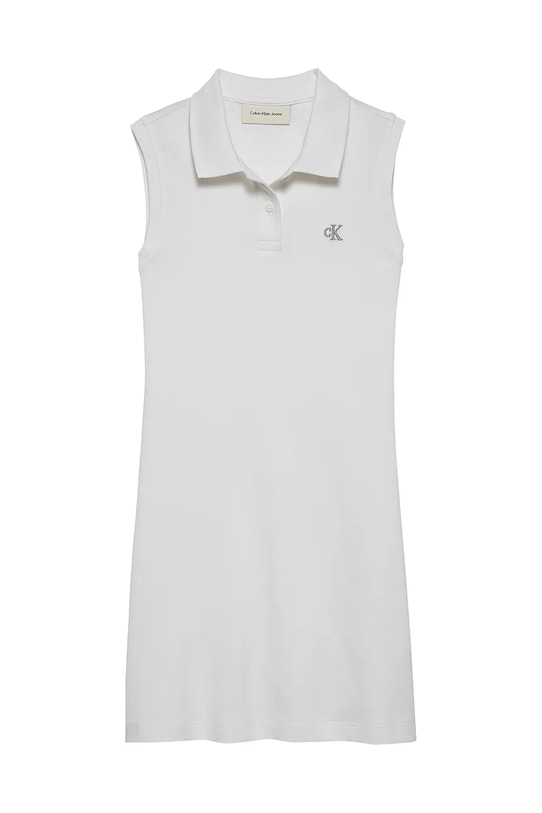 Calvin Klein Jeans sukienka dziecięca IG0IG02914.PPYA biały SS25
