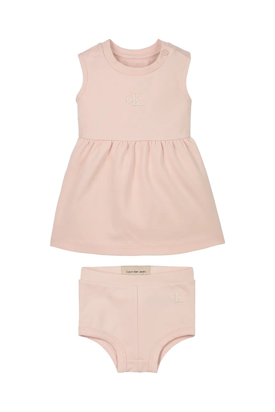 Детское платье Calvin Klein Jeans mini розовый IN0IN00171.PPYA