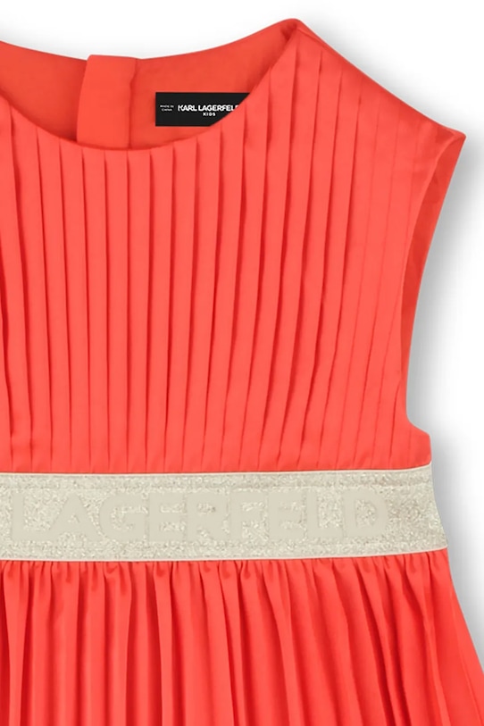 Dievčenské šaty Karl Lagerfeld oranžová Z30453.156.162