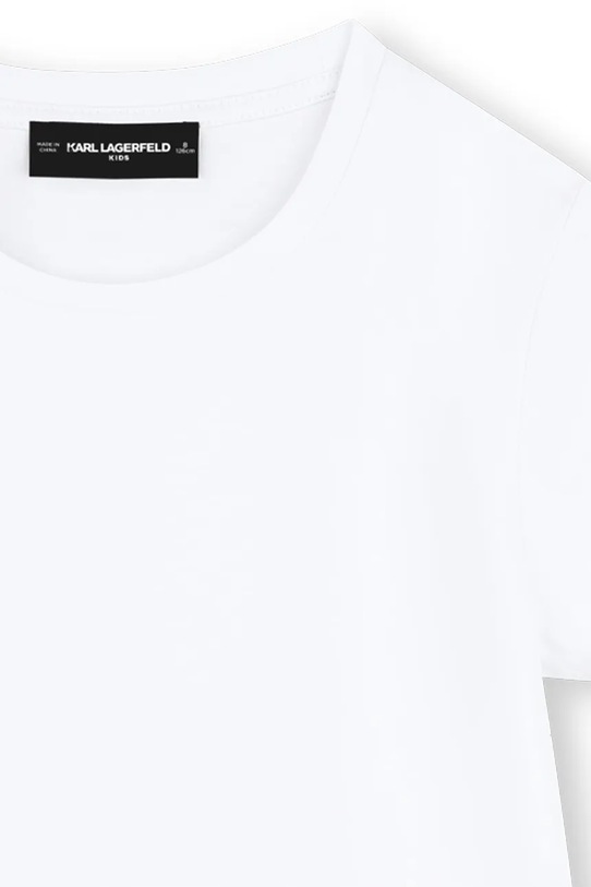 Дівчинка Дитяча бавовняна сукня Karl Lagerfeld Z30454.156.162 білий