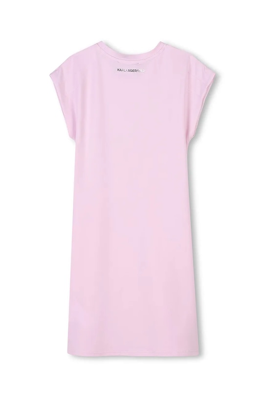 Dievčenské šaty Karl Lagerfeld Z30456.86.108 ružová SS25