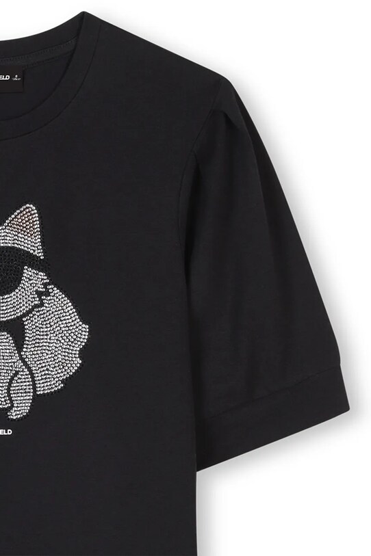 Девочка Детское платье Karl Lagerfeld Z30458.156.162 чёрный
