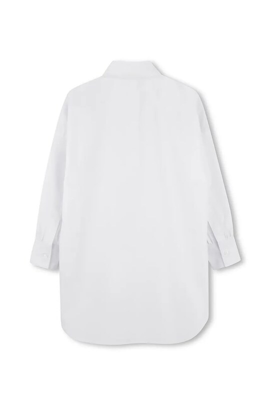 Karl Lagerfeld rochie din bumbac pentru copii Z30463.114.150 alb SS25