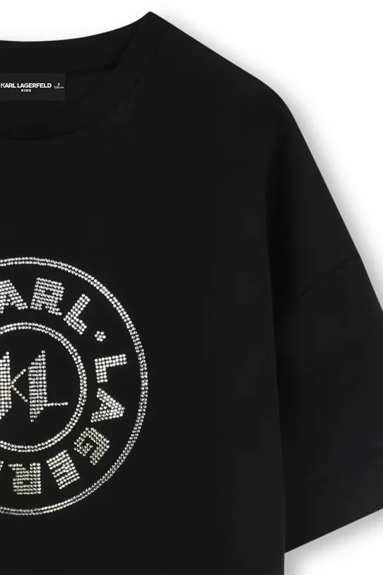 Детска рокля Karl Lagerfeld черен Z30464.114.150