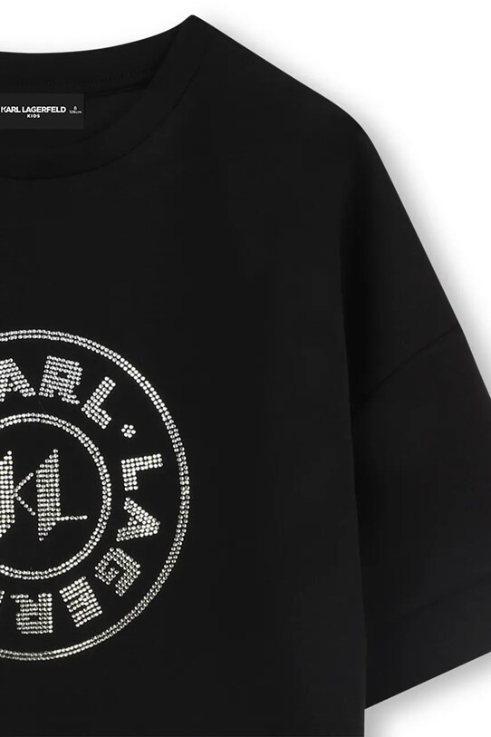 Dievčenské šaty Karl Lagerfeld čierna Z30464.156.162