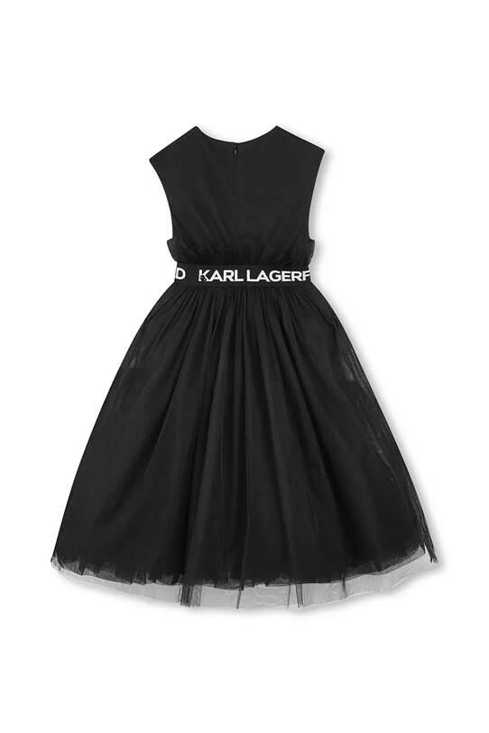 Dievča Dievčenské šaty Karl Lagerfeld Z30467.114.150 čierna
