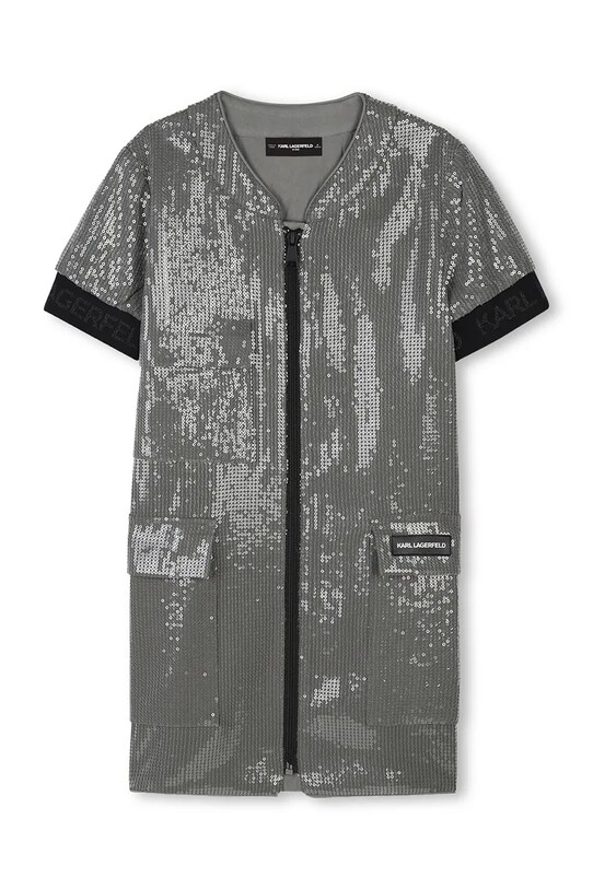 Детское платье Karl Lagerfeld Z30470.156.162 зелёный SS25